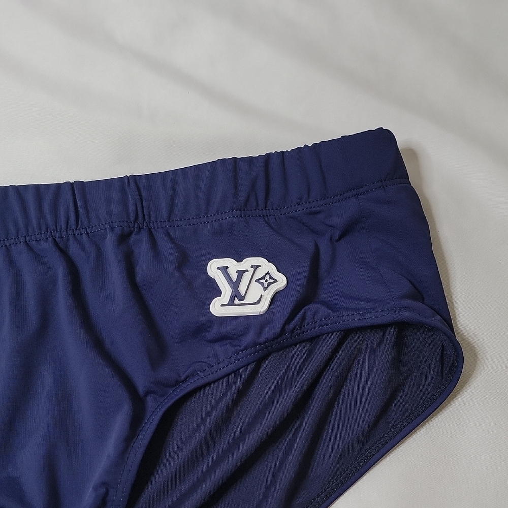 Louis Vuitton Navy Blue Men's Swim Briefs - Picture 2 of 5